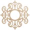 Ekena Millwork Dijon Wood Fretwork Pierced Ceiling Medallion, Alder, 32"OD x 10 3/8"ID x 1/4"T CMWP32X32X0250DIAL - alternate 1